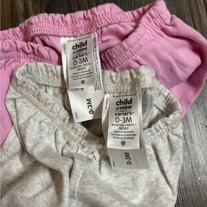 Carter's Child of Mine Pink & Heather Gray